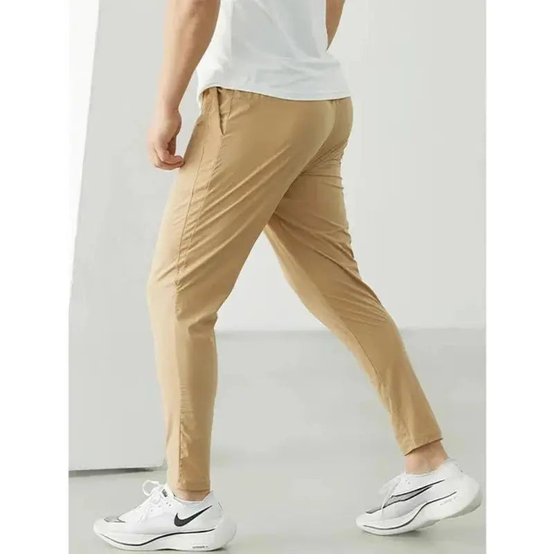 Men's Elastic Jogging Pants - Quick Dry Sportswear for Gym and Running - VigorGear