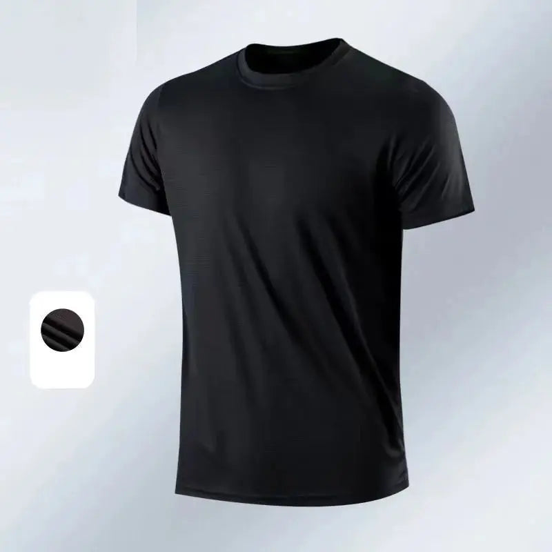 Men's Quick-Dry Round Neck Gym T-Shirt - VigorGear