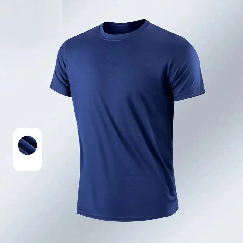 Men's Quick-Dry Round Neck Gym T-Shirt - VigorGear