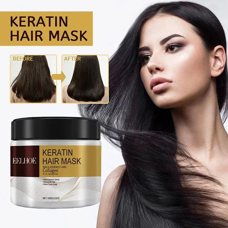 Moisturizing Hair Mask for Anti-Hair Loss & Repair - Treatment for Damaged, Dry, Split Ends, and Frizzy Hair