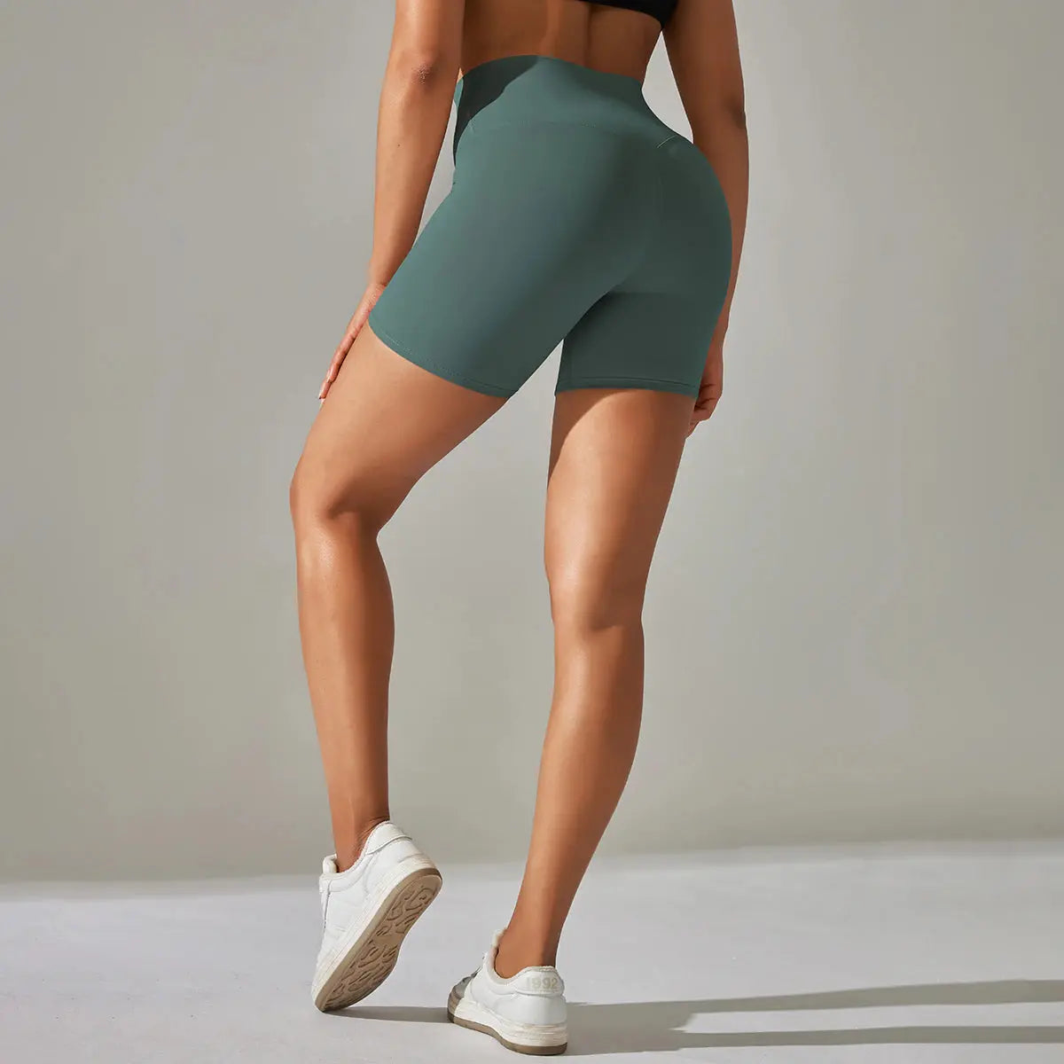 Women's High Waist Yoga Shorts - Breathable Fitness & Running Leggings - VigorGear